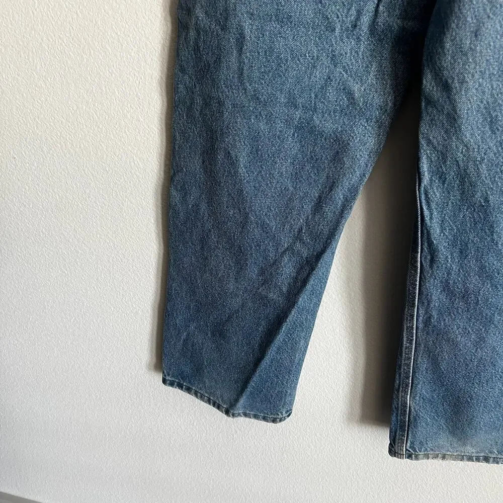 Carhartt B237 DST denim blue jean work wear carpenter pants